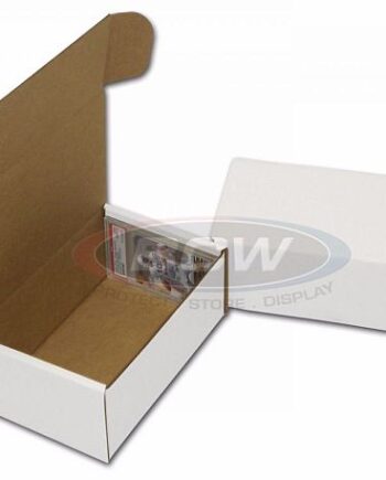 Kortkasse Opbevaringsboks  Hvid Pap  Graded Trading Card Box Holder 100 Kort   Toploaders  Bcw- -bx-gtcb