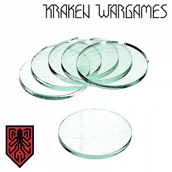 Kraken Wargames Mdf Bases 25x3mm   10