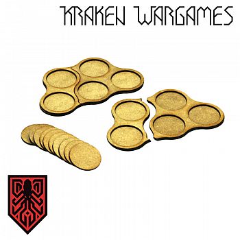 Kraken Wargames 25mm Movement Tray Pack