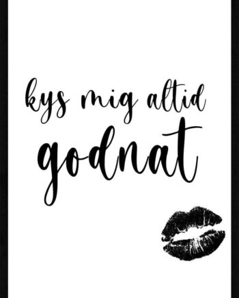Kys Mig Altid Godnat Plakat