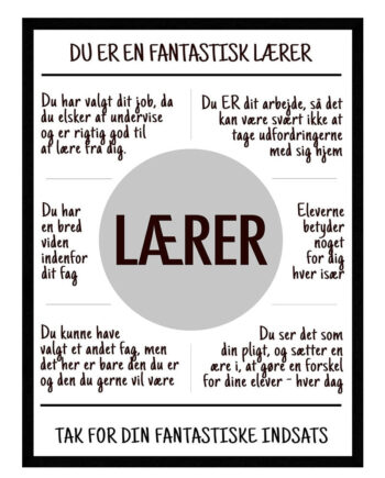 Lærer Plakat
