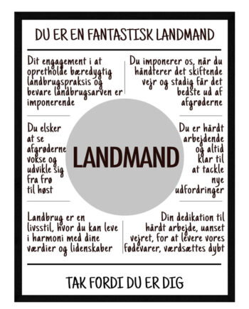 Landmand Plakat
