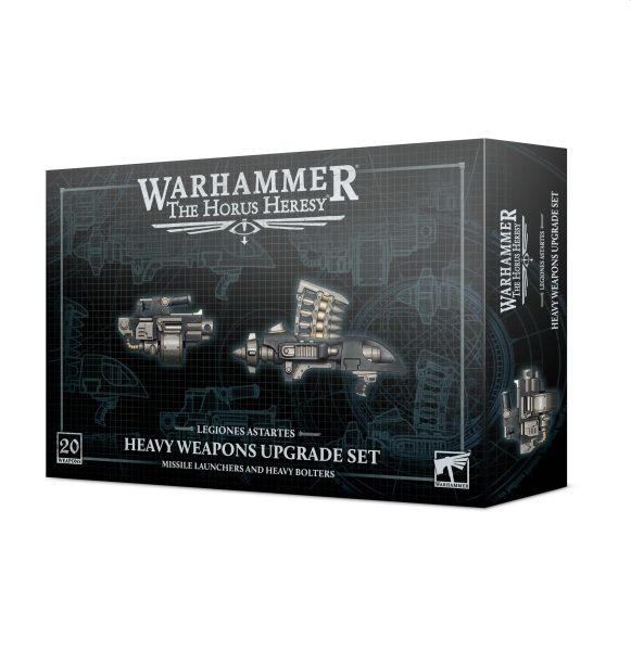 Legiones Astartes Heavy Weapons Upgrade Set: Missile Launches   Heavy Bolters  The Horus Heresy  99123001009