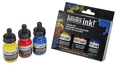 Liquitex Professional Ink  Color Set: Primary Colors