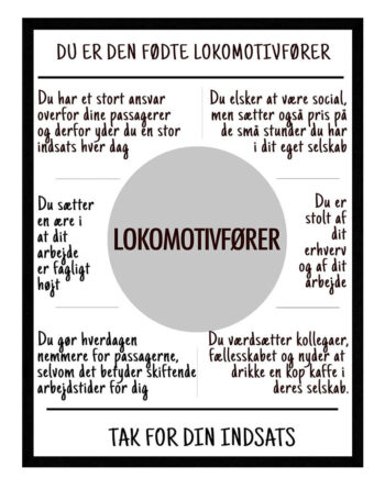 Lokomotivfører Plakat
