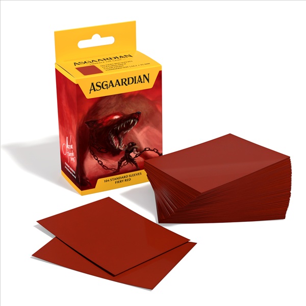 104 Lommer  Asgaardian Standard Sleeves: Fiery Red  1102