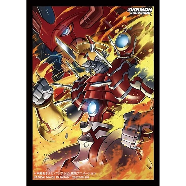 60 Lommer  Digimon Card Game Shinegreymon Deck Protector Sleeves