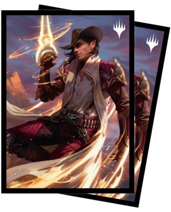 100 Lommer  Magic Outlaws Of Thunder Junction: Key Art   Kellan  The Kid Matte Deck Protector Sleeves Ultra Pro  38356