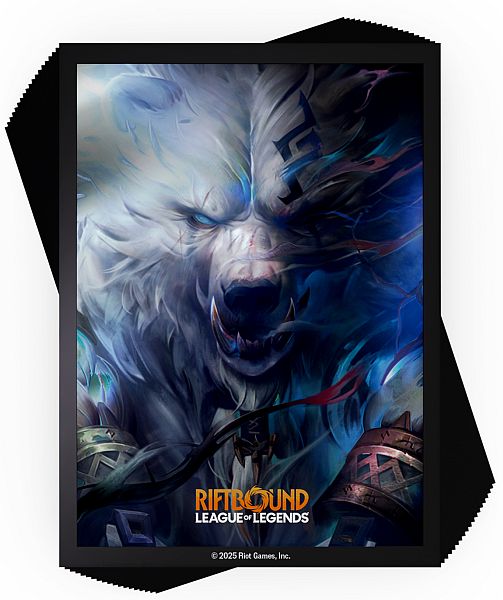 100 Lommer  Riftbound: League Of Legends Tcg: Set 01: Origins Volibear Deck Protector Art Sleeves