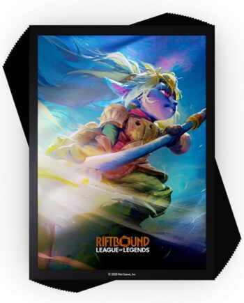 100 Lommer  Riftbound: League Of Legends Tcg: Set 03: Unleashed   : Poppy  Keeper Of The Hammer Deck Protector Art Sleeves