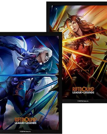 100 Lommer  Riftbound: League Of Legends Tcg: Set 04: Vendetta   : Diana Vs Leona Deck Protector Art Sleeves