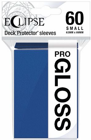 60 Lommer Ultra Pro Eclipse Gloss Small:  Pacific Blue  Bl 195 165   Top Kvalitet  Professional Sleeves  15626