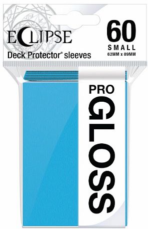 60 Lommer Ultra Pro Eclipse Gloss Small: Sky Blue  Bl 195 165   Top Kvalitet  Professional Sleeves  15627