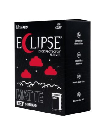 105 Lommer Ultra Pro Eclipse Matte  2026 : Apple Red    195 184     Top Kvalitet  Pro-matte Non-glare Professional Sleeves  16684