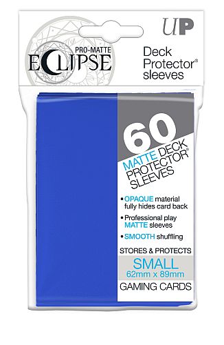 60 Lommer Ultra Pro Eclipse Small: Pacific Blue  Bl 195 165   Top Kvalitet  Pro-matte Non-glare Professional Sleeves  85828