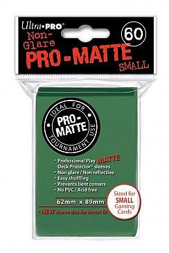 60 Lommer Ultra Pro Pro-matte Small Green  Gr 195 184    Non-glare Professional Sleeves Yu-gi-oh  St 195 184 Rrelse  84265