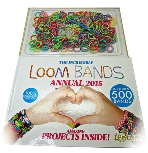 Loom Bands  Bandz  Annual 2015 Includes Guide Book To Looming Fun Party Rubber  Crazy Tilbud