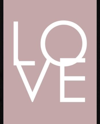 Love Citat Plakat