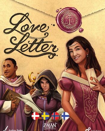 Love Letter  Dansk  Bluffing Card Game   -  Players