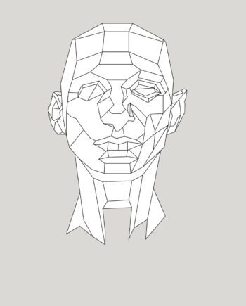 Low Poly Head Af Mads Hindhede