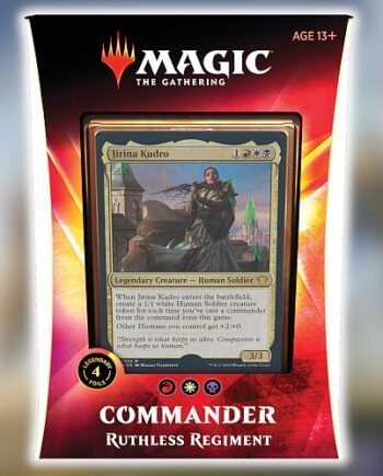 Magic Commander 2020  Edh   Ikoria: Lair Of Behemoths  Multiplayer Deck: V1 Ruthless Regiment  Jirina Kudro  100 Kort