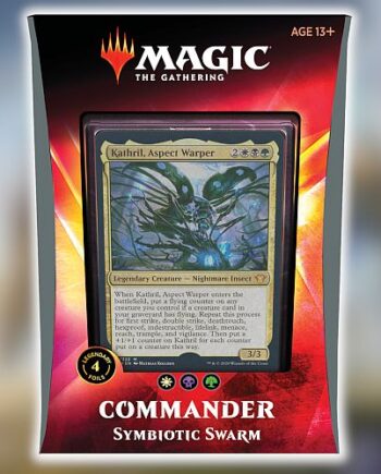 Magic Commander 2020  Edh   Ikoria: Lair Of Behemoths  Multiplayer Deck: V3 Symbiotic Swarm  Kathril  Aspect Warper  100 Kort