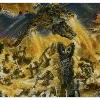 Magic Spillem 195 165 Tte  Playmat  Outlaws Of Thunder Junction: Black Pitiless Carnage Ultra Pro  38395