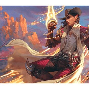 Magic Spillem 195 165 Tte  Playmat  Outlaws Of Thunder Junction: Key Art   Kellan  The Kid Ultra Pro  38388