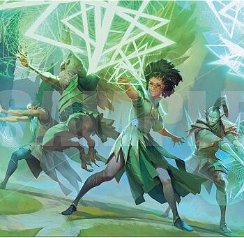 Magic Spillem 195 165 Tte  Playmat  Strixhaven: School Of Mages: V5 Quandrix Command Ultra Pro  18625
