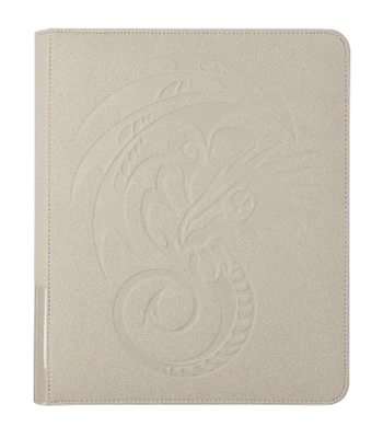 Mappe Card Codex Zipster Regular Portfolio: Ashen White  Ringbind Album  Dragon Shield  Dragonshield   At-38012