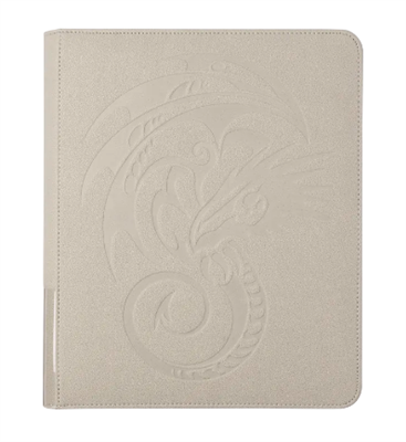 Mappe Card Codex Zipster Regular Portfolio: Ashen White  Ringbind Album  Dragon Shield  Dragonshield   At-38012