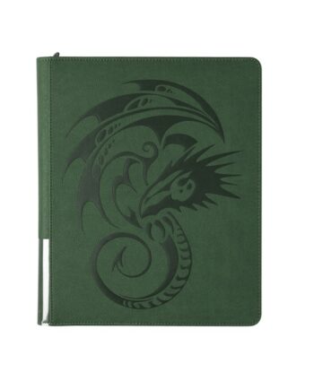Mappe Card Codex Zipster Regular Portfolio: Forest Green  Ringbind Album  Dragon Shield  Dragonshield   At-38008