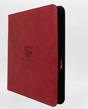 Mappe Gemloader Premium 12-pocket Binder: Red  Holder 480 Kort