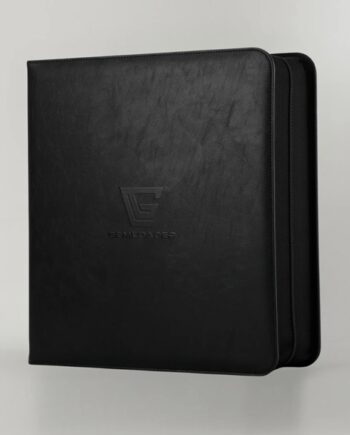 Mappe Gemloader Premium  -pocket Graded Card Ring Binder  Ringbind : Black  Holder 28 Kort   Slabs