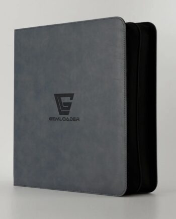 Mappe Gemloader Premium  -pocket Graded Card Ring Binder  Ringbind : Grey  Holder 28 Kort   Slabs