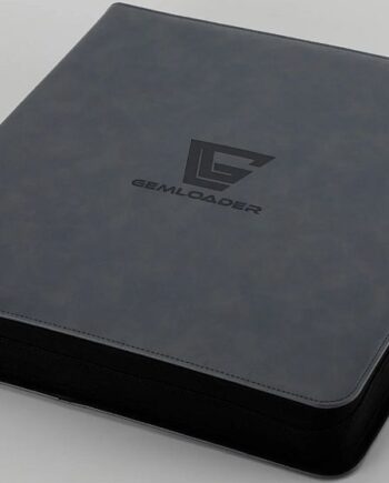 Mappe Gemloader Premium 12-pocket Toploader Binder: Grey  Holder 336 Kort