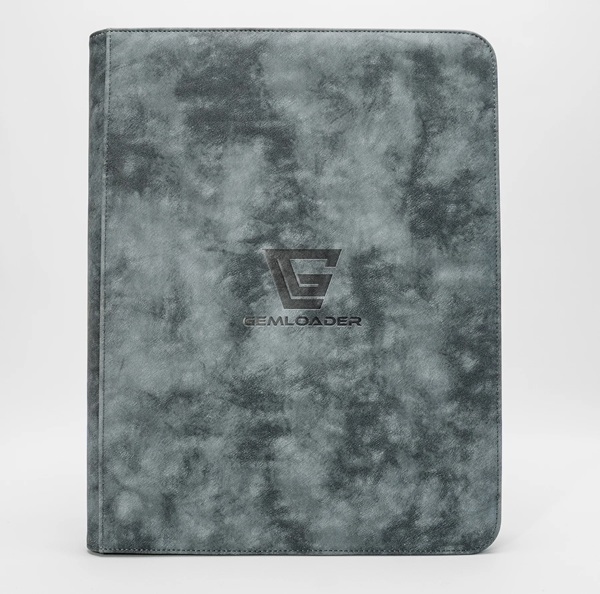 Mappe Gemloader Premium  -pocket Toploader Binder: Grey  Holder 216 Kort