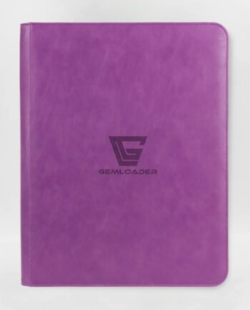 Mappe Gemloader Premium  -pocket Toploader Binder: Purple  Holder 216 Kort