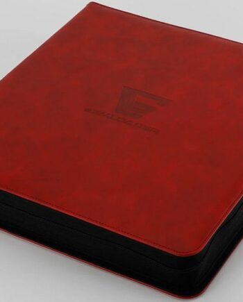 Mappe Gemloader Premium 12-pocket Toploader Binder: Red  Holder 336 Kort