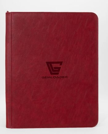 Mappe Gemloader Premium  -pocket Toploader Binder: Red  Holder 216 Kort
