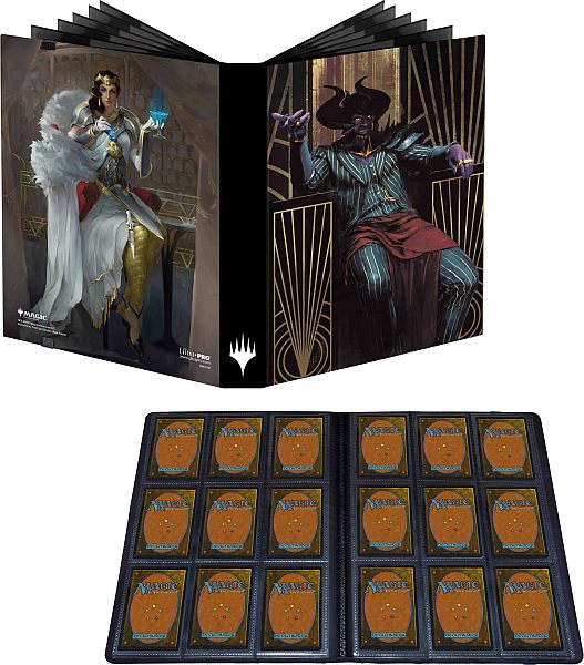 Mappe Magic Streets Of New Capenna: Ob Nixilis   Elspeth Tirel  -pocket Pro-binder 18x20  Plads Til 360 Kort  Ultra Pro  19354