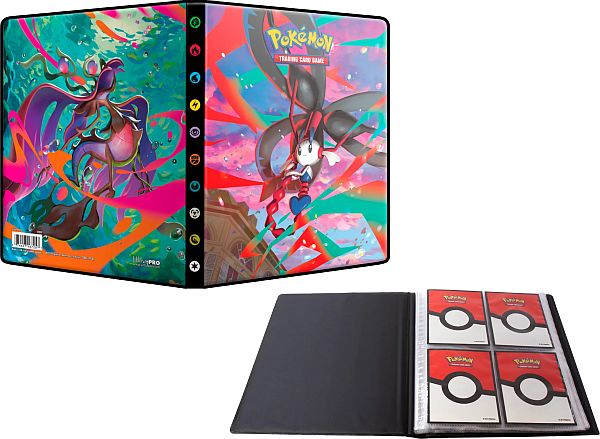 Mappe Pokemon Me04 Mega Evolution: Album -pocket Holder 80 Kort Oversized Kort Ultra Pro 16725