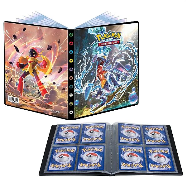 Mappe Pokemon Sv04 Scarlet   Violet: Paradox Rift Album  -pocket  Holder 80 Kort     Oversized Kort  Ultrapro  16071