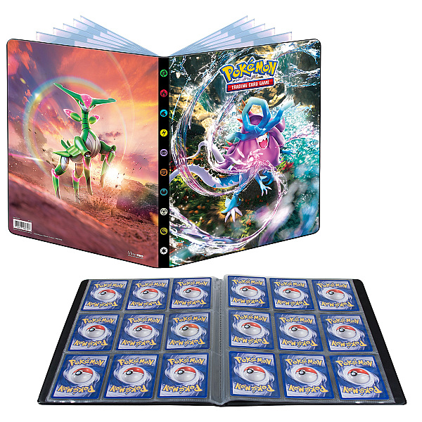 Mappe Pokemon Sv05 Scarlet   Violet: Temporal Forces Album  -pocket  Holder 252 Kort  Ultrapro  16074