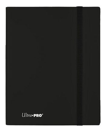 Mappe Ultra Pro Eclipse  -pocket Pro-binder: Jet Black  Sort  18x20  Plads Til 360 Kort   15219