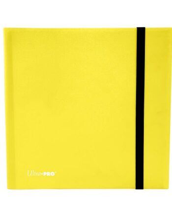 Mappe Ultra Pro Eclipse 12-pocket Pro-binder: Lemon Yellow  Gul  24x20  Plads Til 480 Kort   16147