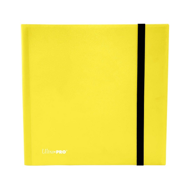 Mappe Ultra Pro Eclipse 12-pocket Pro-binder: Lemon Yellow  Gul  24x20  Plads Til 480 Kort   16147