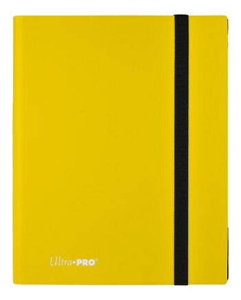 Mappe Ultra Pro Eclipse  -pocket Pro-binder: Lemon Yellow  Gul  18x20  Plads Til 360 Kort   15150