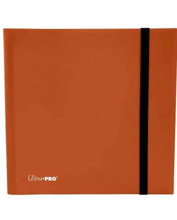 Mappe Ultra Pro Eclipse 12-pocket Pro-binder: Pumpkin Orange 24x20  Plads Til 480 Kort   16144