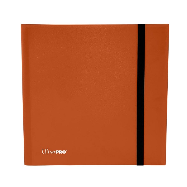 Mappe Ultra Pro Eclipse 12-pocket Pro-binder: Pumpkin Orange 24x20  Plads Til 480 Kort   16144
